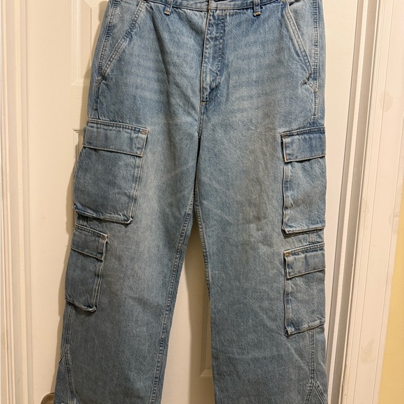Denim Forum Denim - Aritza Denim Forum The 90s Millie Hi-rise Cargo Jean